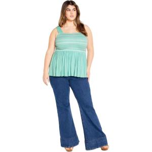 City Chic Women’s Plus Size Top – Danni(Seafoam)