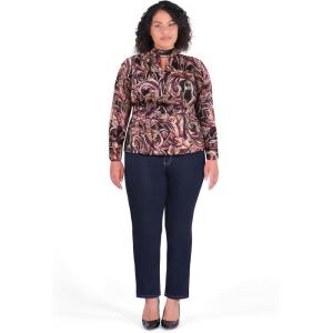 City Chic Women’s Plus Size Top – Della(Paisley)