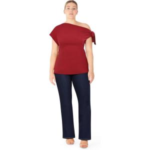City Chic Women’s Plus Size Top – Ellianna(Red)