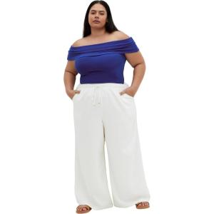 City Chic Women’s Plus Size Top – Jessa(Blue)