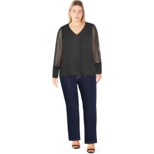 City Chic Women’s Plus Size Top – Lakelynn(Black)