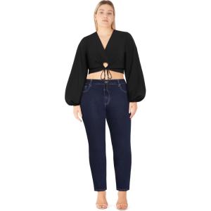 City Chic Women’s Plus Size Top – Selene(Black)