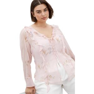 City Chic Women’s Plus Size Top – Sweet Nothings(Aria Floral)