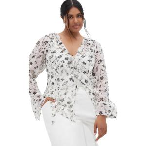 City Chic Women’s Plus Size Top – Sweet Nothings(Aria Mono)