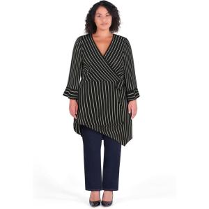 City Chic Women’s Plus Size Top – Yara(Stripe)