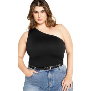 City Chic Women’s Swept Away Top(Black)