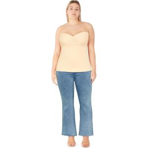 City Chic Womens Top – Amira Casual(Cream)