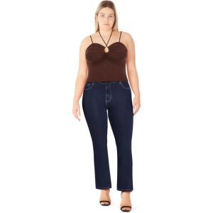 City Chic Womens Top – Jennie(Chocolate)
