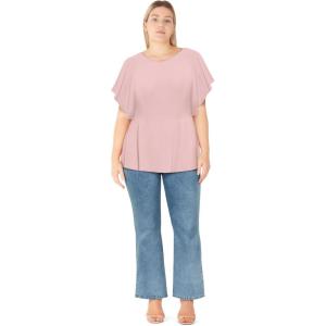 City Chic Womens Top – Serene Mood(Pink)