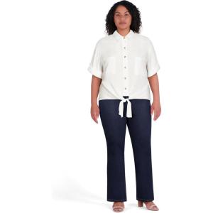 City Chic Womens Top – Tropic Tie(Print)