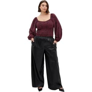 City Chic Women’s Top-Abbie Floral Print(Cherry Ditsy)