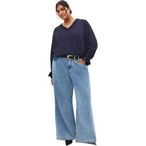 City Chic Women’s Top-Maree(Navy)