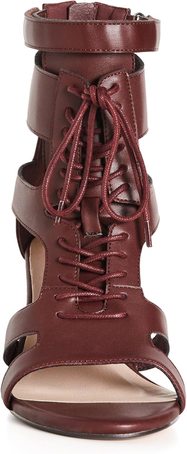 image:imageCITY CHIC WIDE FIT Attitude Lace Up Block HeelBrown
