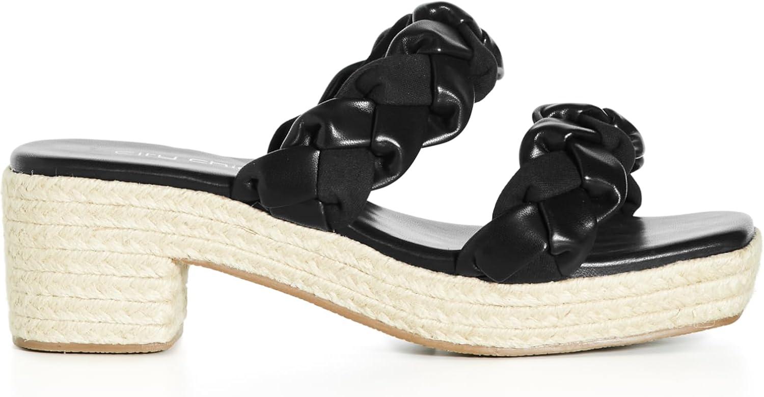 image:imageCITY CHIC Womens Wide Fit Roxy Flatform Heel Sandal