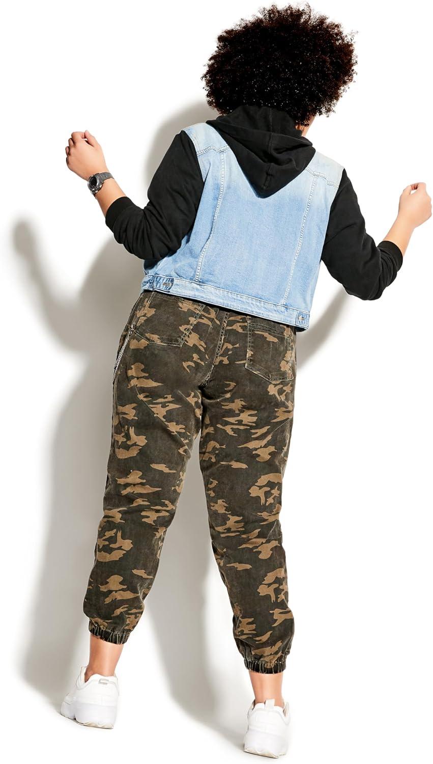 image:imageCity Chic CCX Womens Plus Size Jacket Denim StreetLight Wash