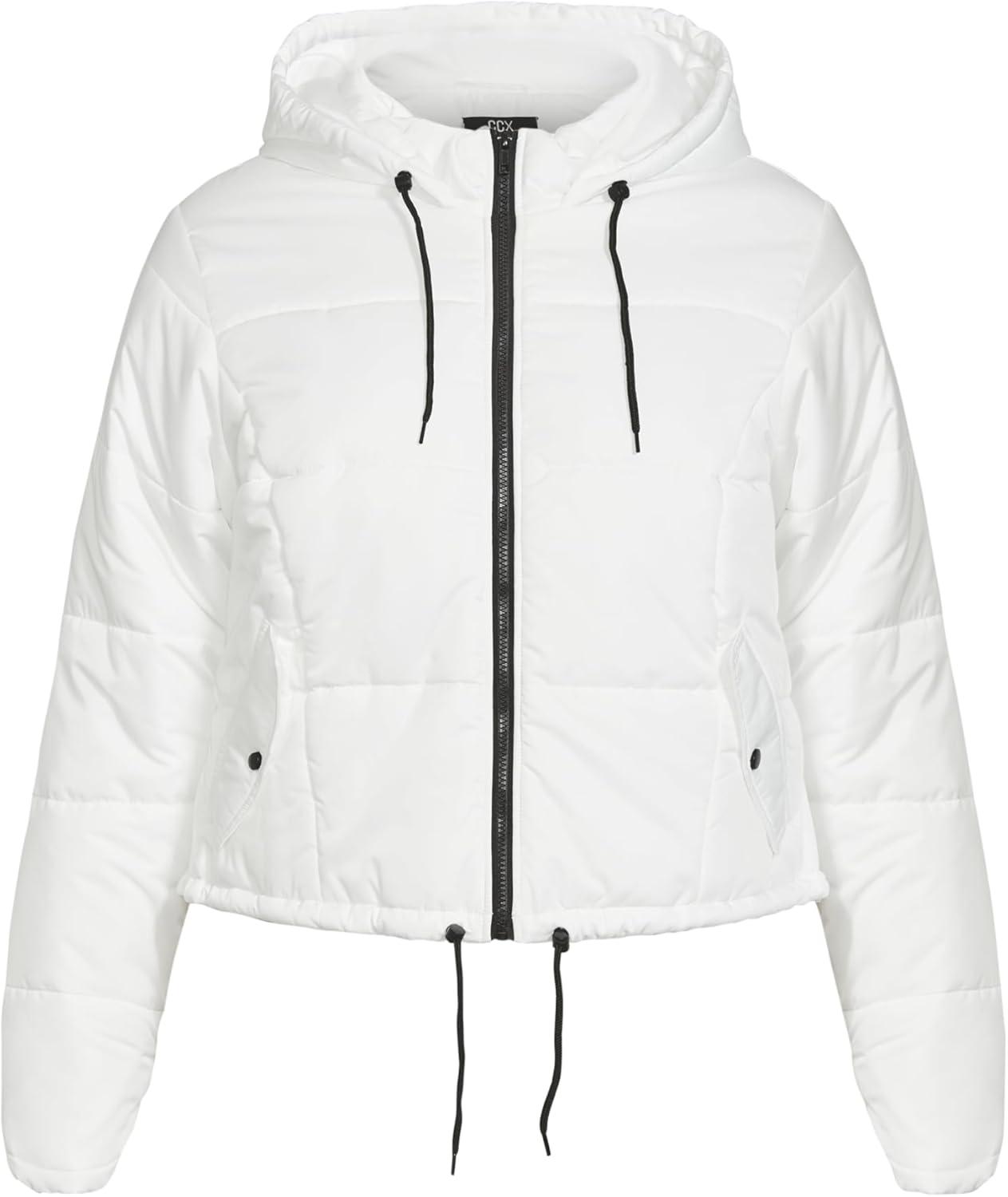 image:imageCity Chic CCX Womens Plus Size Jacket Streetwise PufferIvory