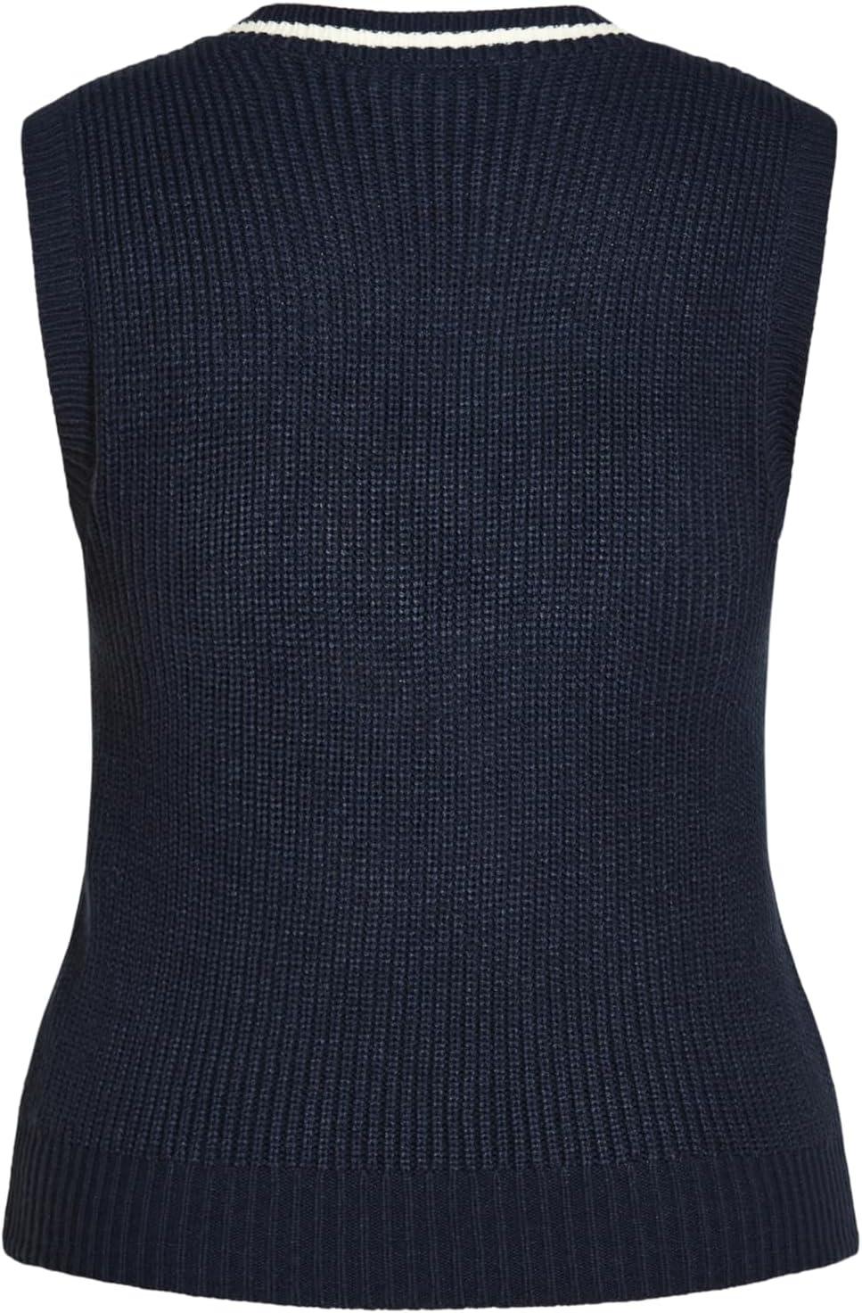 image:imageCity Chic CCX Womens Plus Size Vest Varsity SweaterBlue