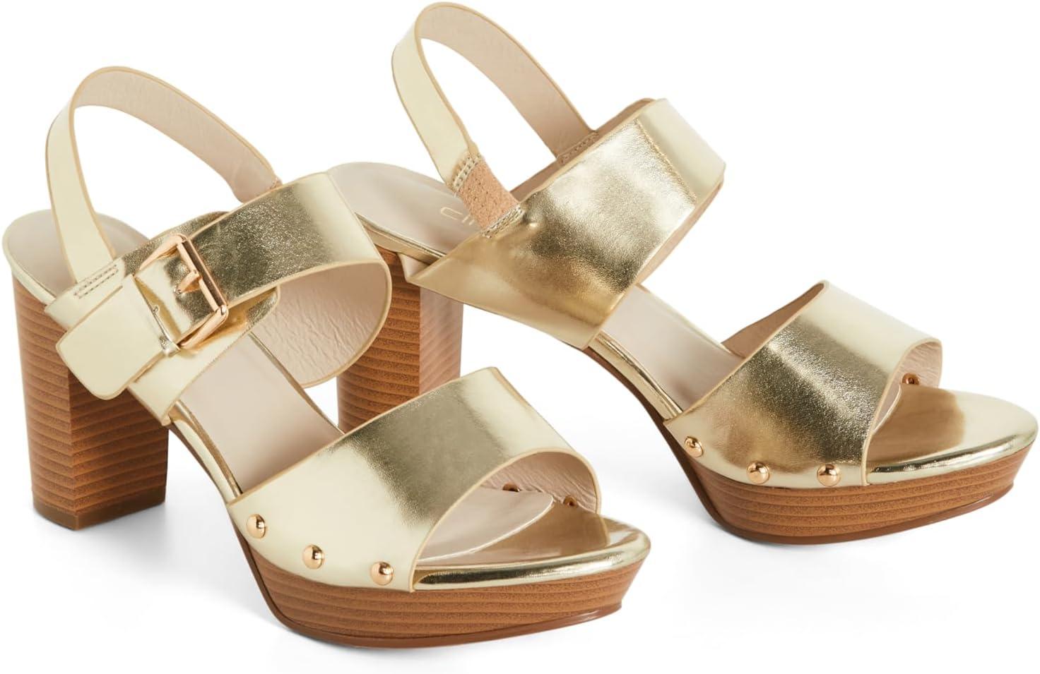 image:imageCity Chic Izzy Platform HeelGold