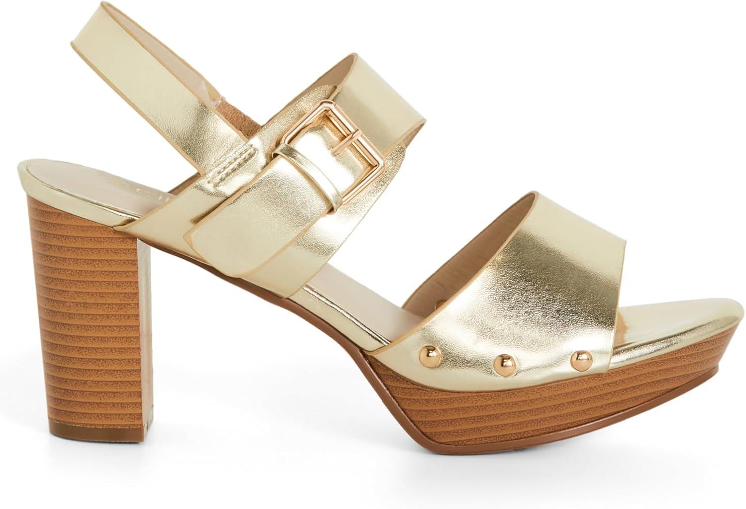 image:imageCity Chic Izzy Platform HeelGold