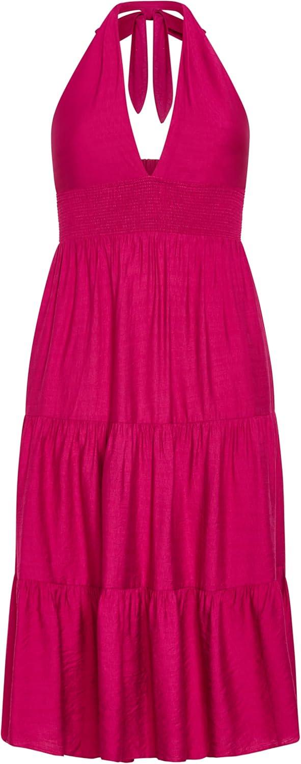 image:imageCity Chic Plus Size Dress Dallas Maxi DressSangria