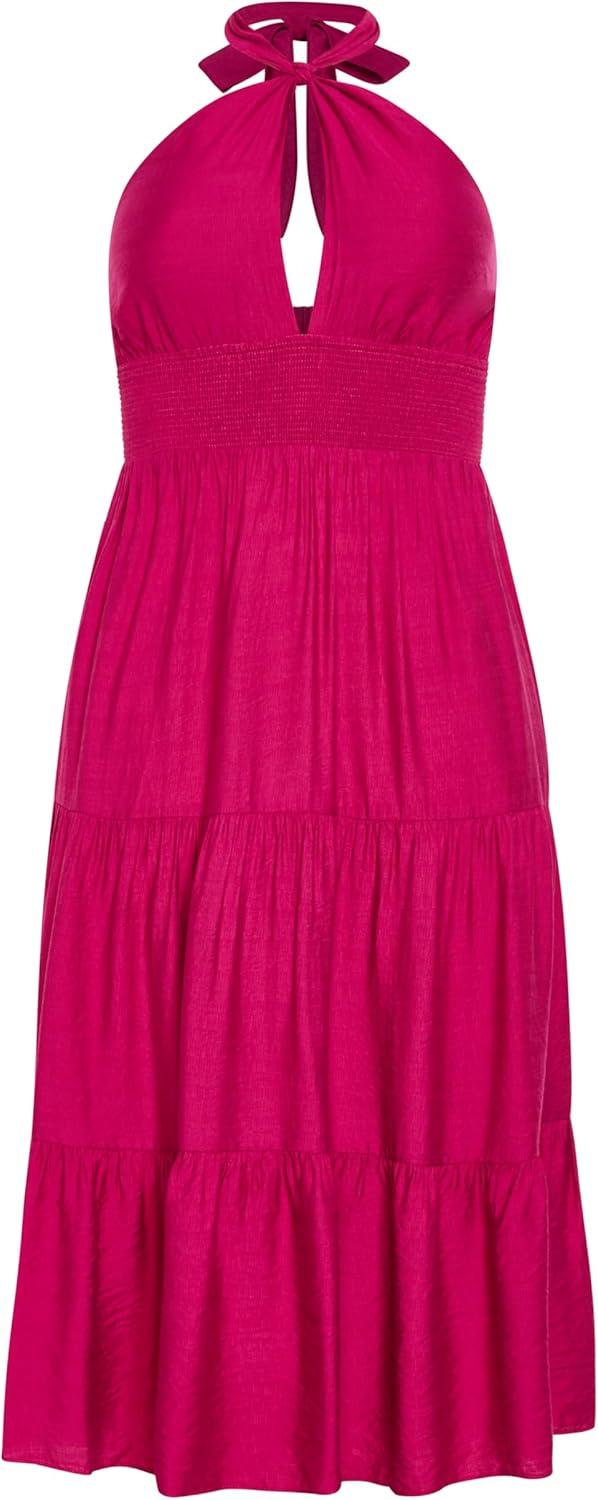image:imageCity Chic Plus Size Dress Dallas Maxi DressSangria