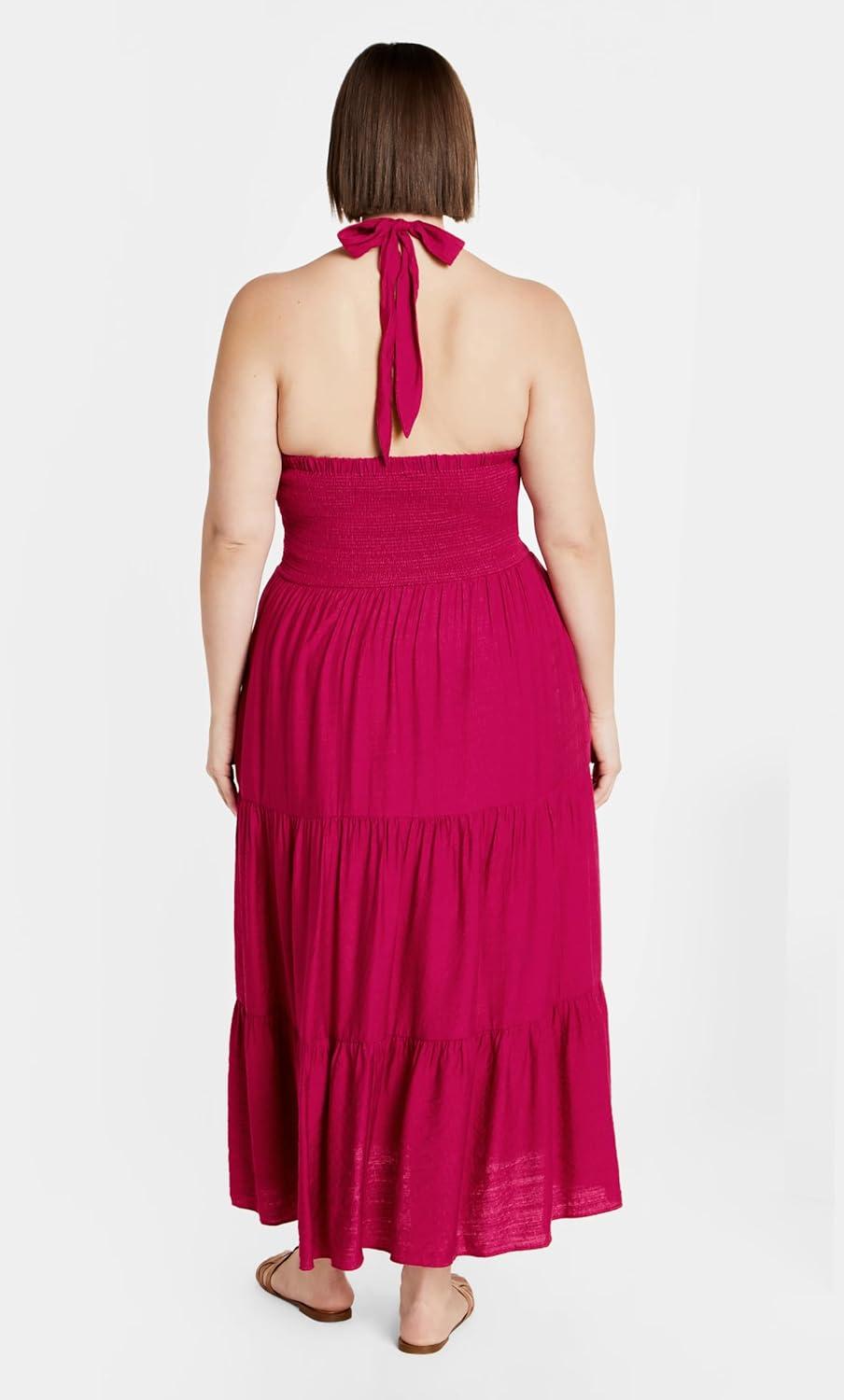 image:imageCity Chic Plus Size Dress Dallas Maxi DressSangria