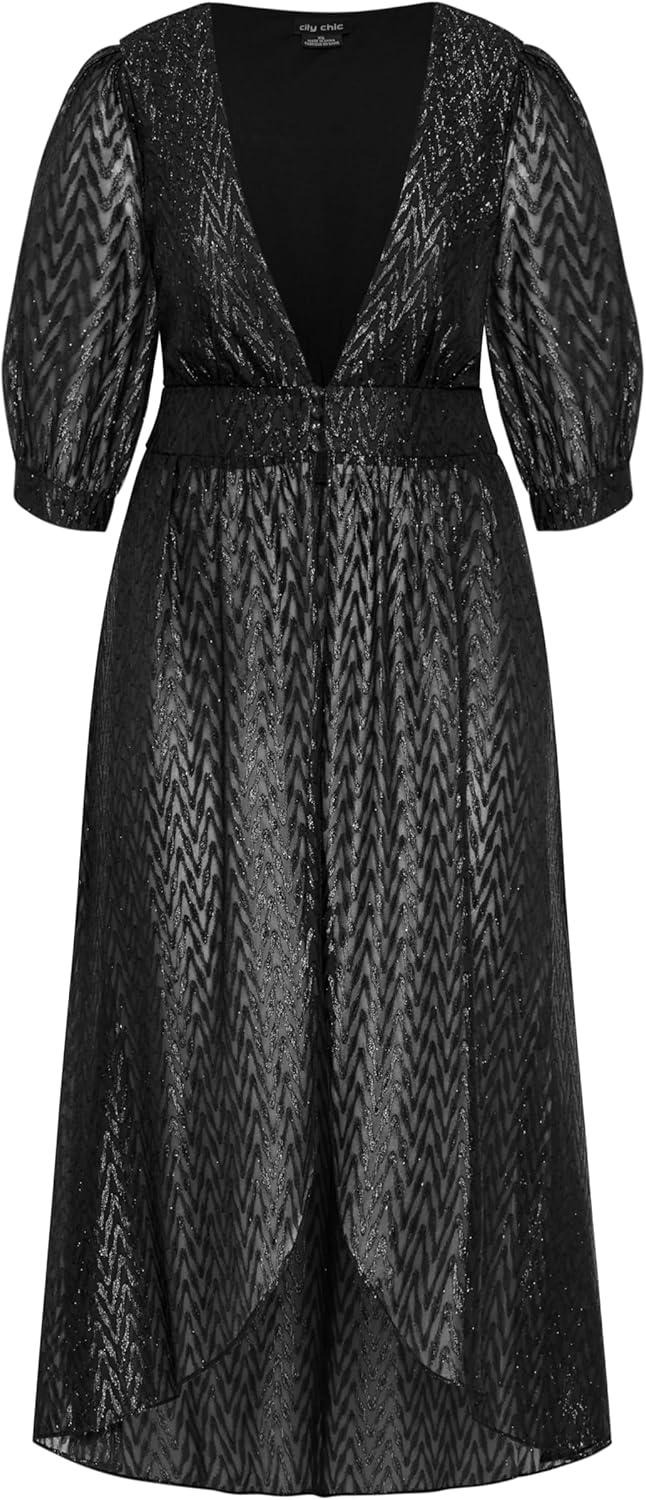 image:imageCity Chic Plus Size Jacket Glimmer Jacket