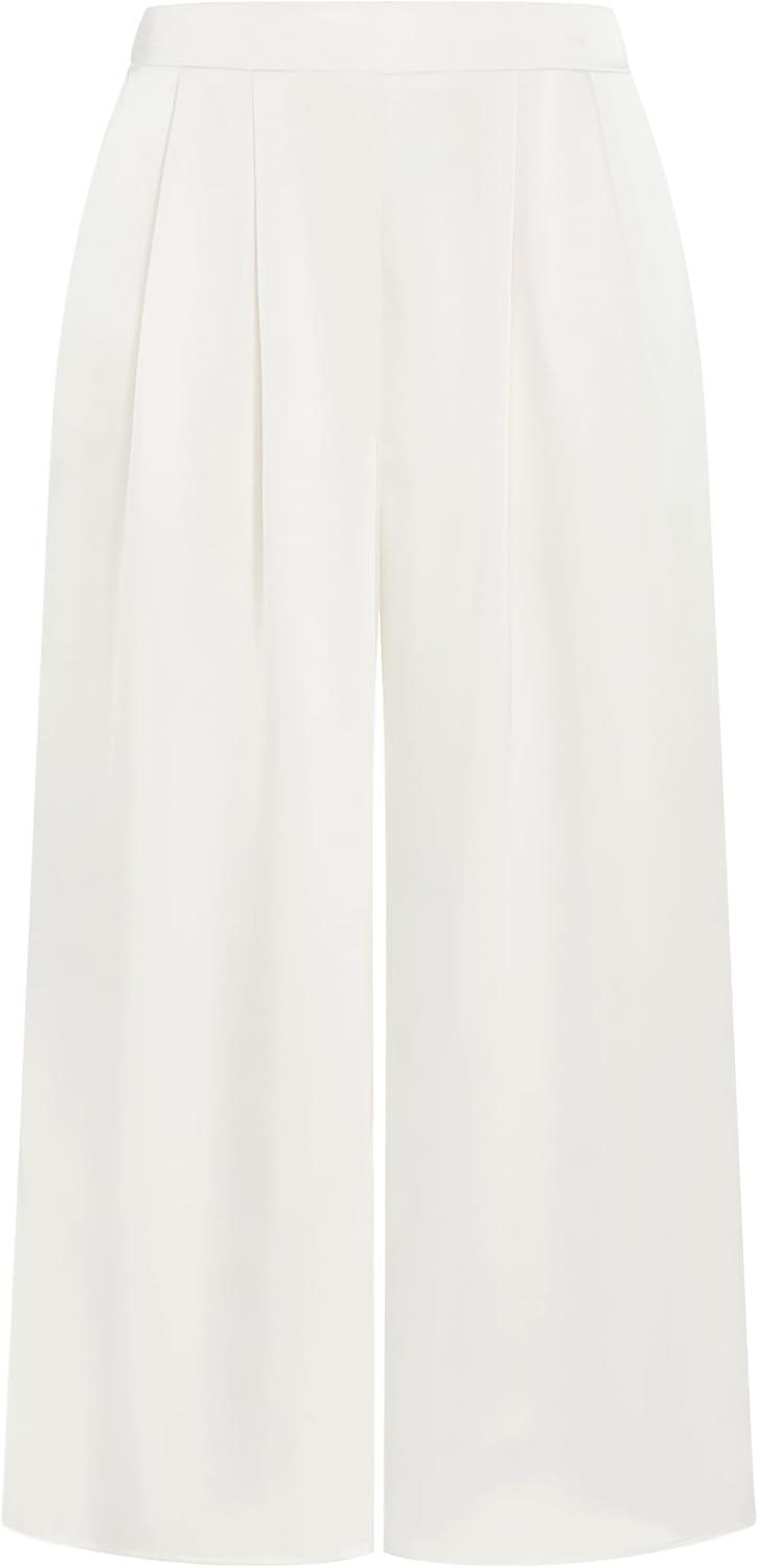 image:imageCity Chic Plus Size Satin Palazzo Champagne PantChampagne