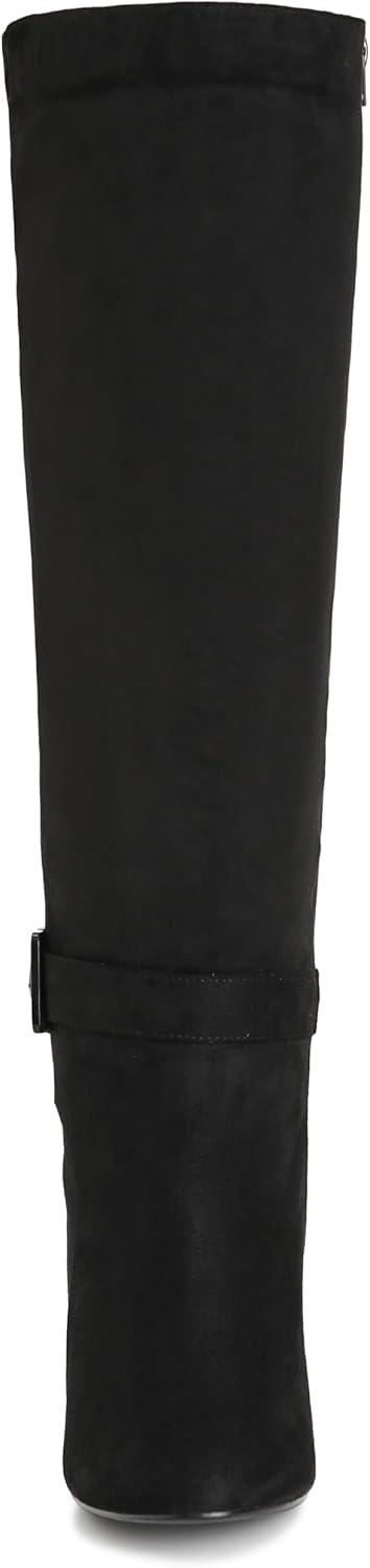 image:imageCity Chic Wide Fit Kourt Knee BootBlack