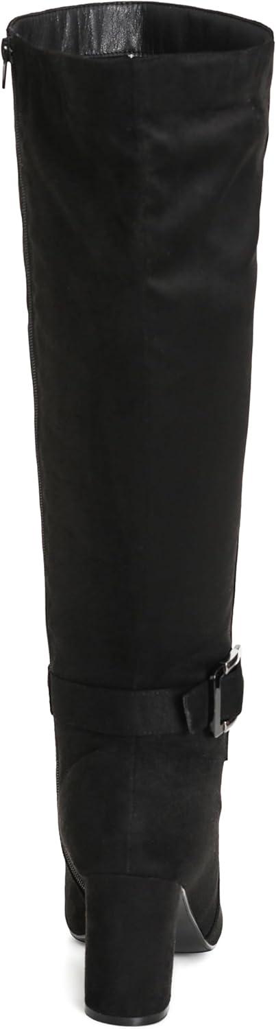 image:imageCity Chic Wide Fit Kourt Knee BootBlack