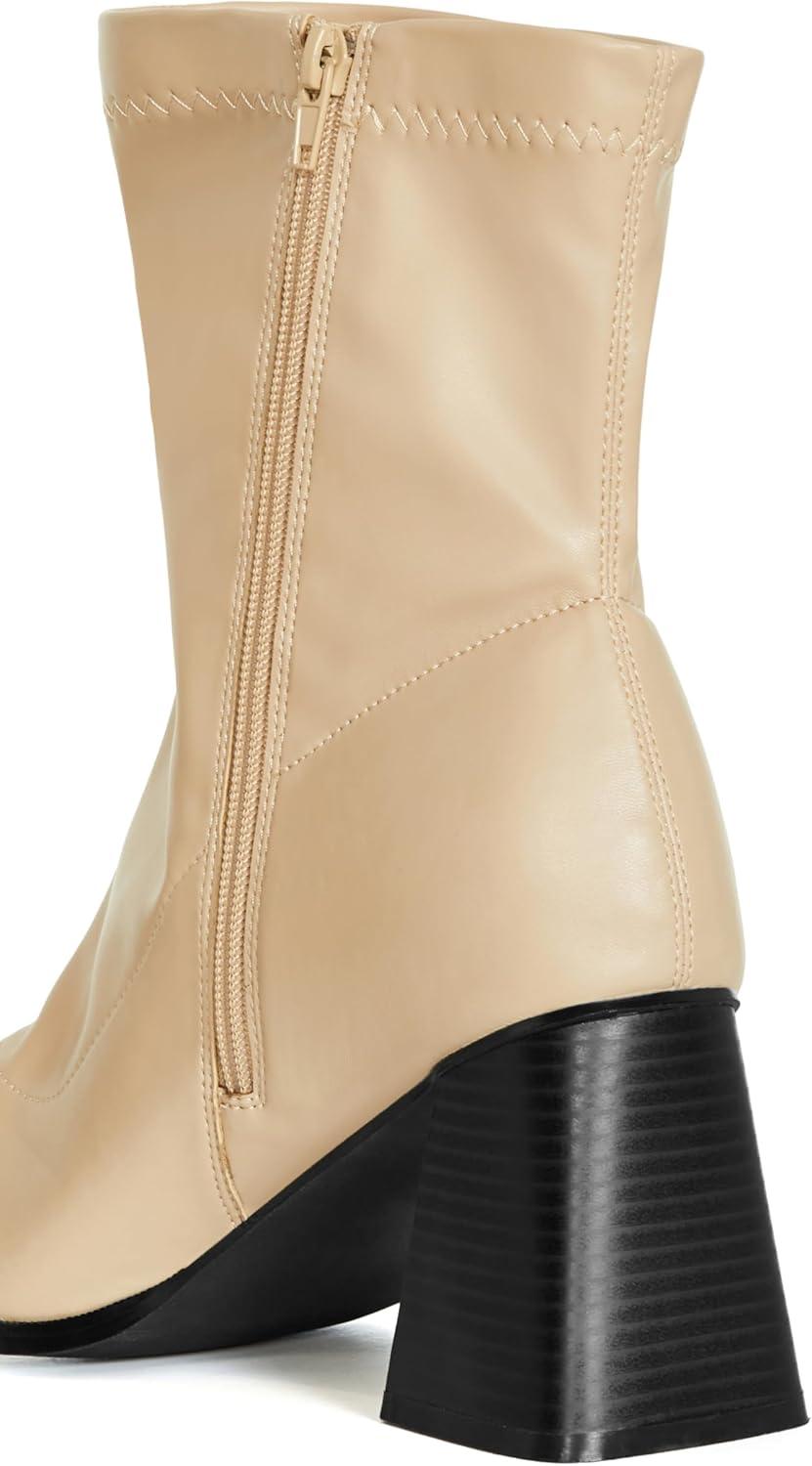 image:imageCity Chic Womens Ankle Boots Harlow Neutral 13Neutral