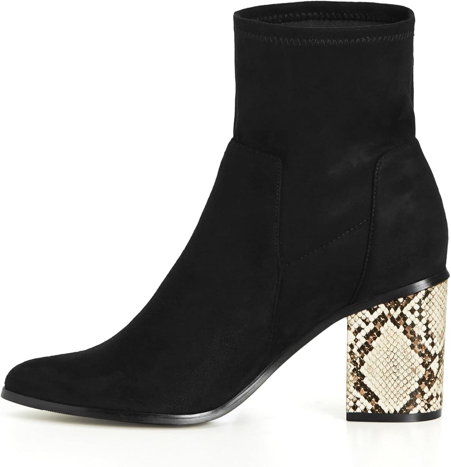 image:imageCity Chic Womens Ankle Boots LilaBlack
