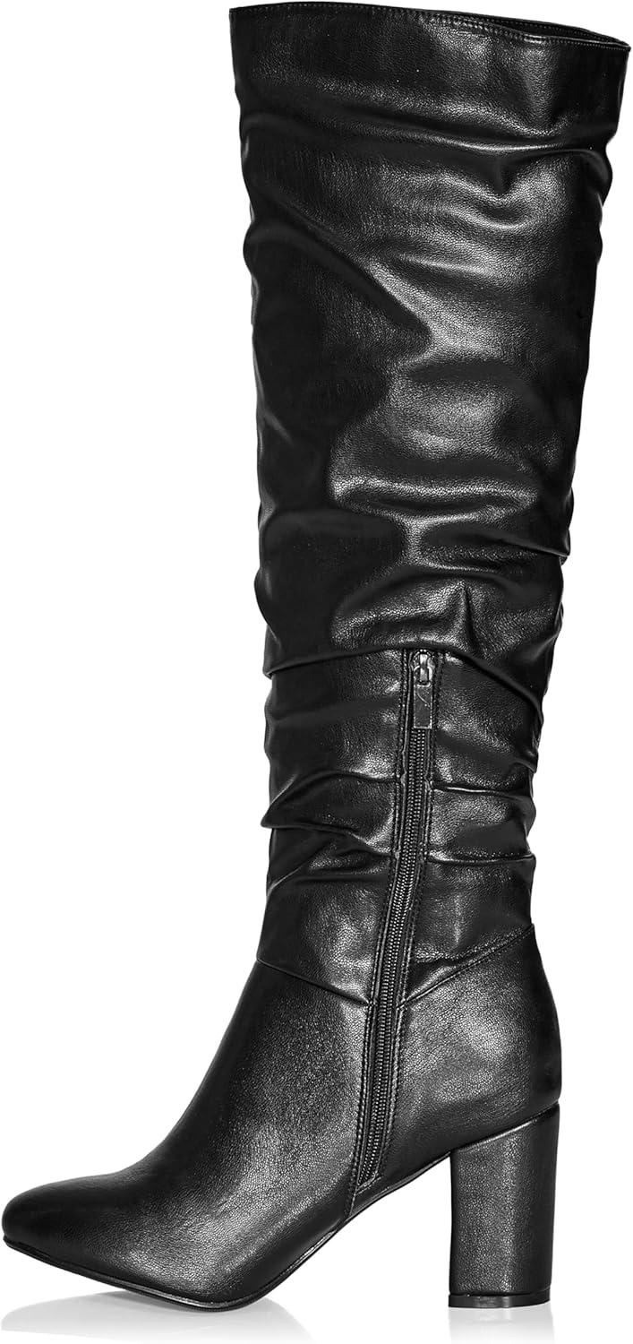image:imageCity Chic Womens BootWide Fit Petra Sleek Knee High
