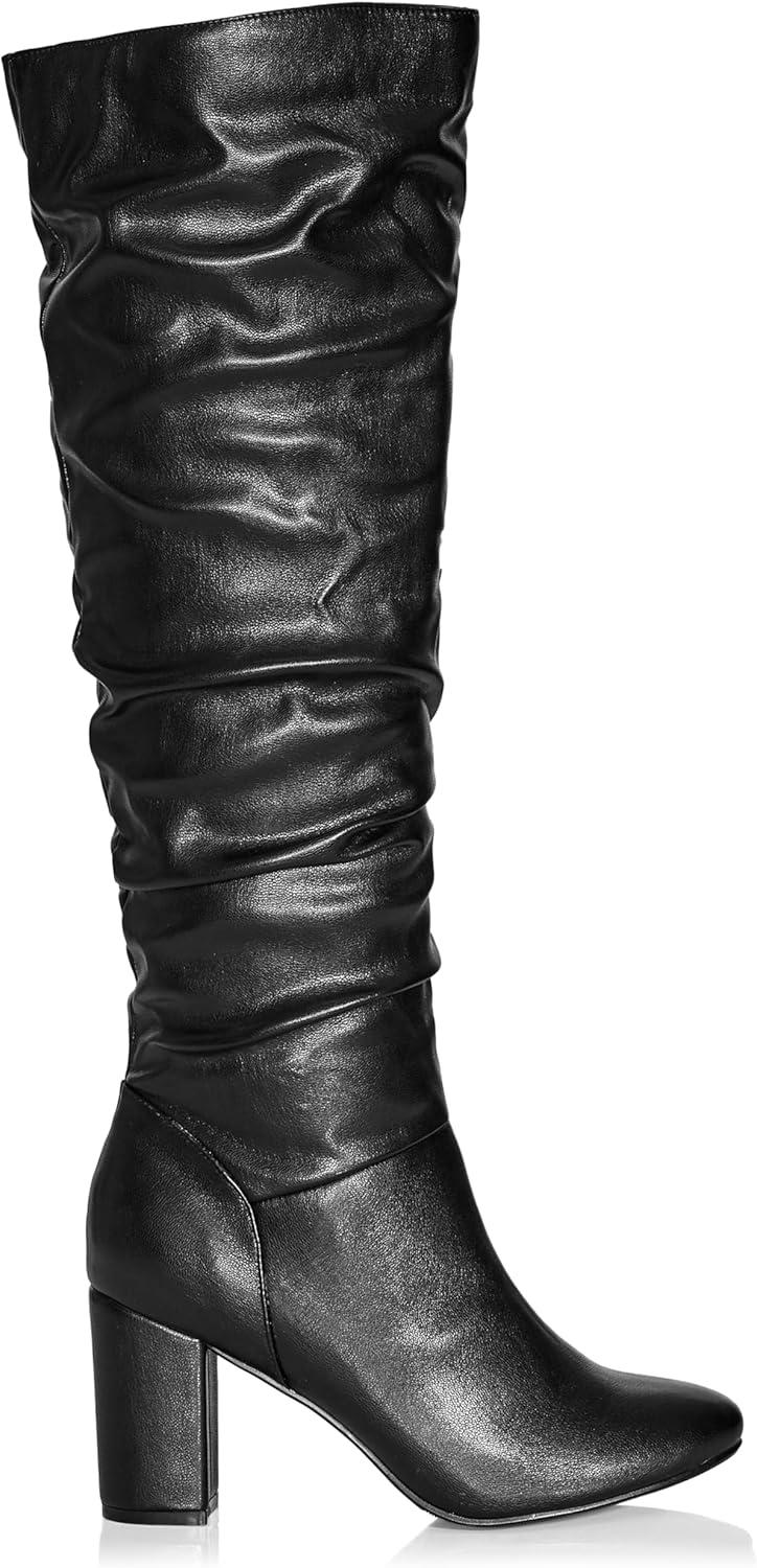 image:imageCity Chic Womens BootWide Fit Petra Sleek Knee High