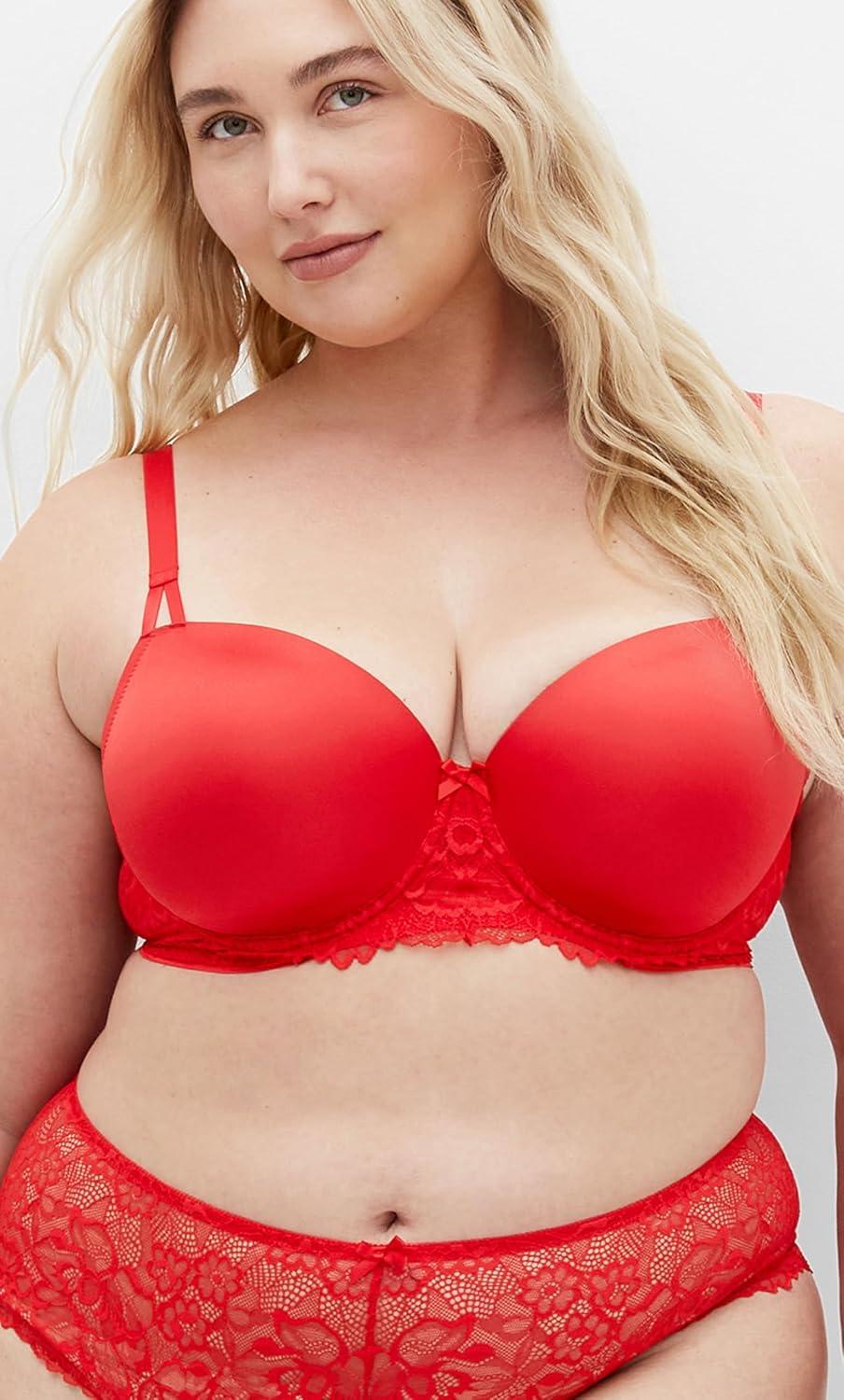 image:imageCity Chic Womens Bra Caitlin ContourLove Red