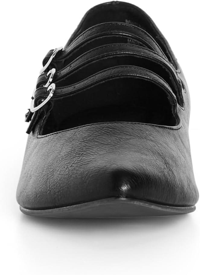 image:imageCity Chic Womens Buckle Ballet FlatBlack