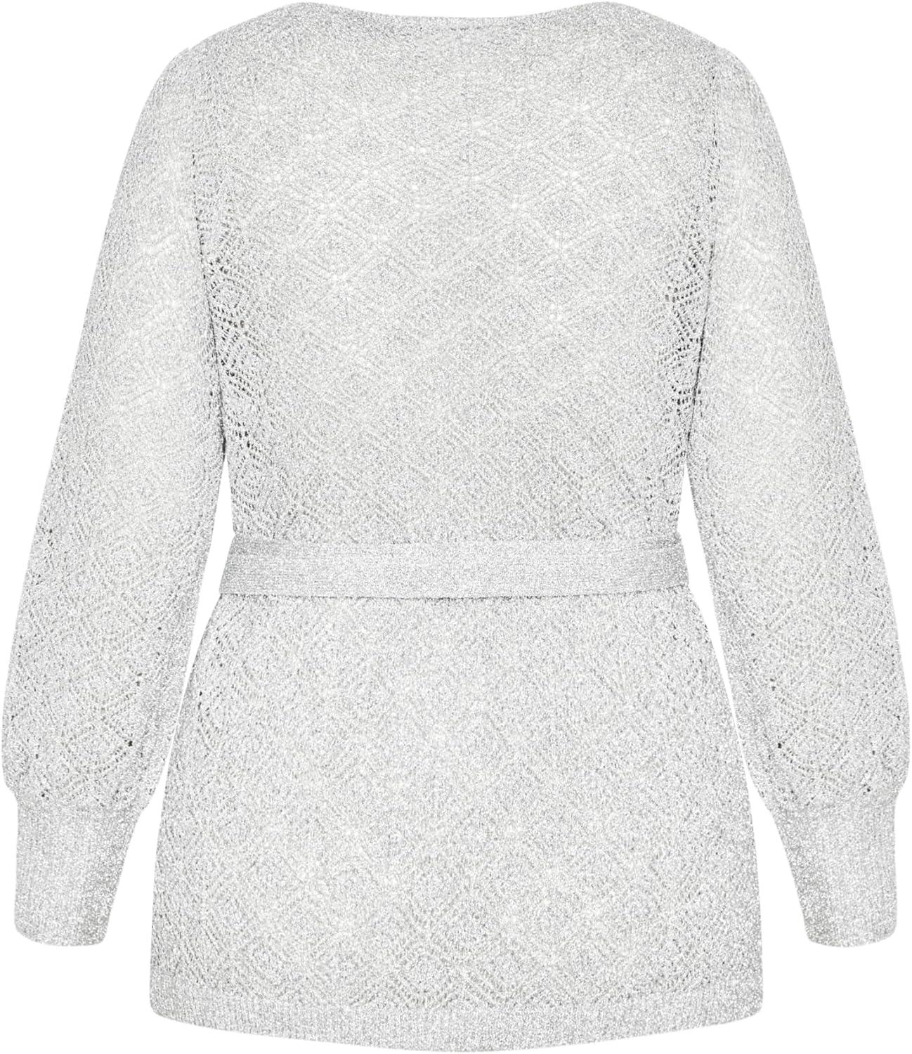 image:imageCity Chic Womens Citychic Plus Size Jumper HollySilver