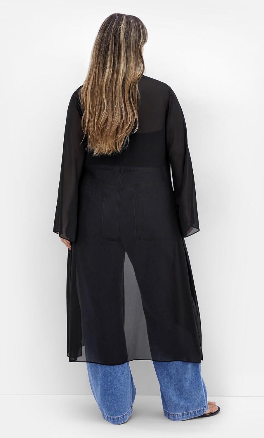 image:imageCity Chic Womens JacketRemi LonglineBlack