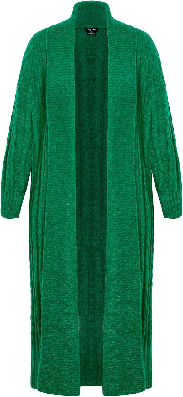 image:imageCity Chic Womens Kenzi CardiganGreenstone