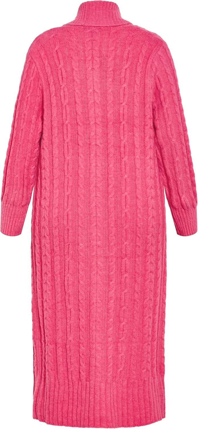 image:imageCity Chic Womens Kenzi CardiganVibrant Pink