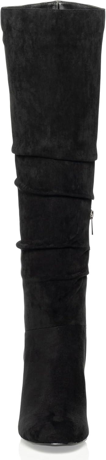 image:imageCity Chic Womens Knee Boots SuedeBlack
