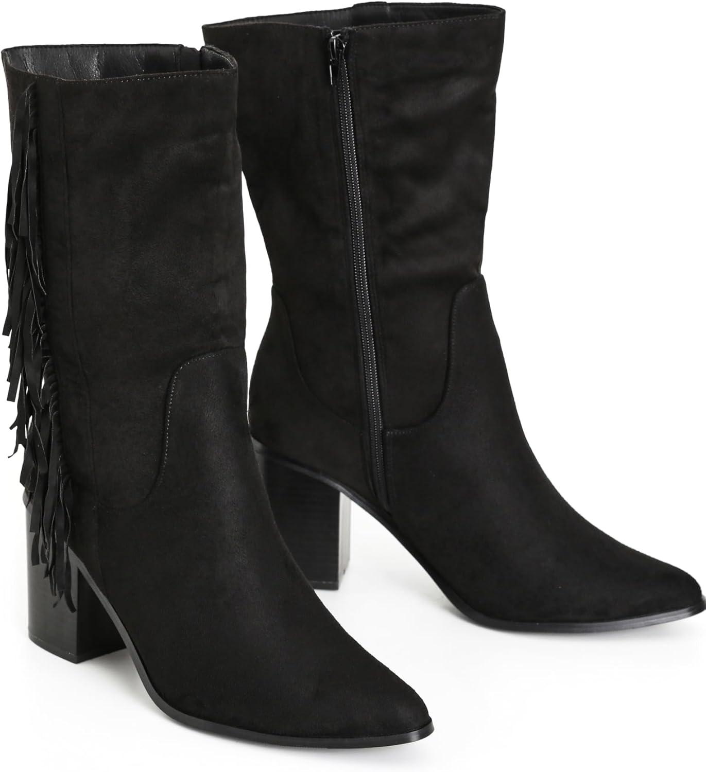 image:imageCity Chic Womens Mid Boots MakennaBlack