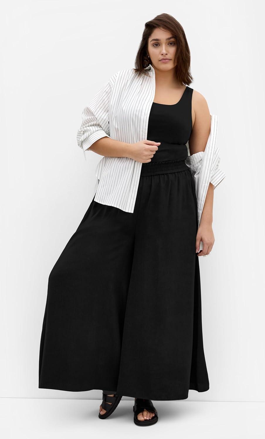 image:imageCity Chic Womens PantsEliah Wide LegBlack