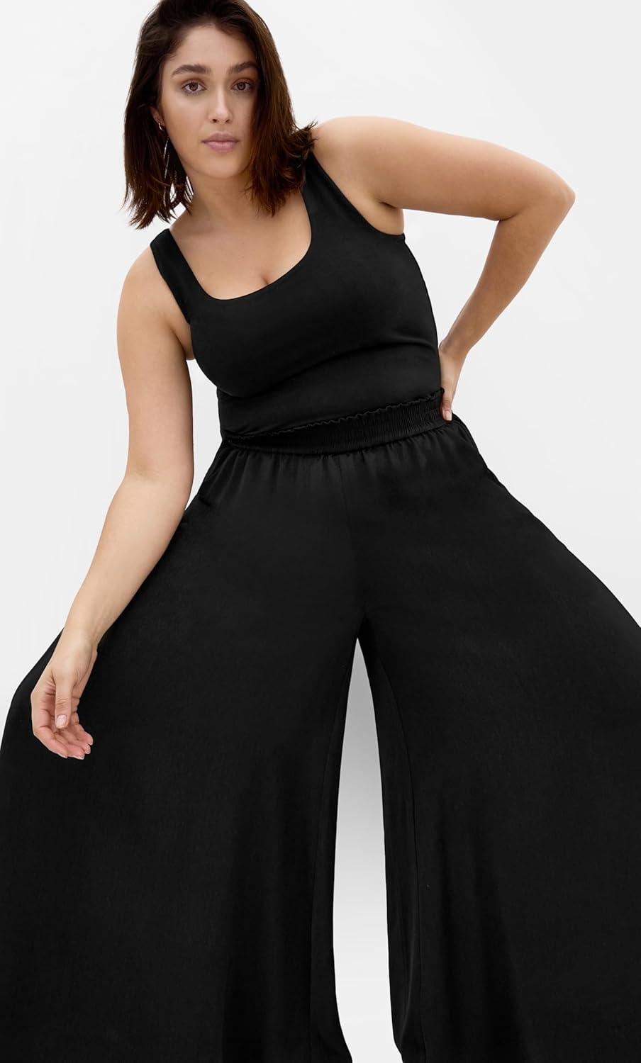 image:imageCity Chic Womens PantsEliah Wide LegBlack
