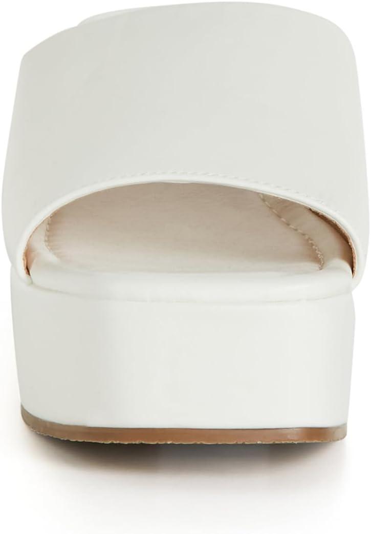 image:imageCity Chic Womens Platform SlideyIvory