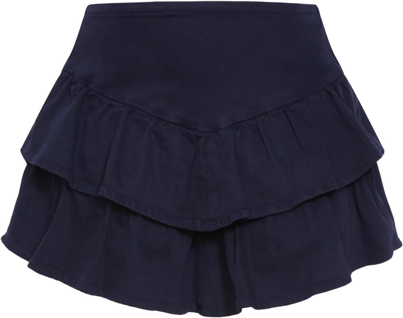 image:imageCity Chic Womens Plus Size Amina Frill High Waist Mini ShortNavy