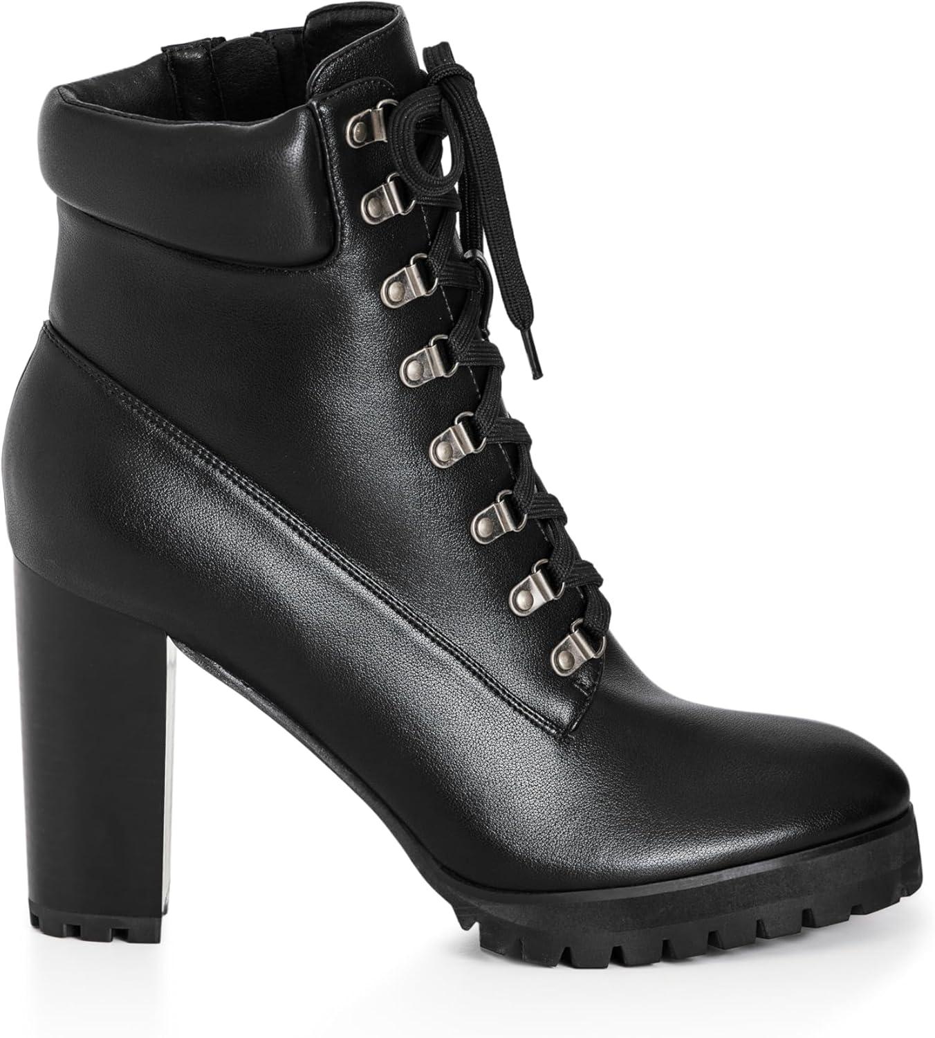 image:imageCity Chic Womens Plus Size Ankle Boot WatsonBlack
