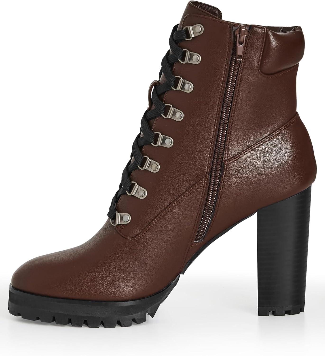 image:imageCity Chic Womens Plus Size Ankle Boot WatsonChoc Brown