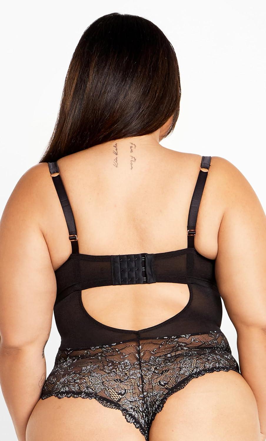 image:imageCity Chic Womens Plus Size Bodysuit RenayBlack