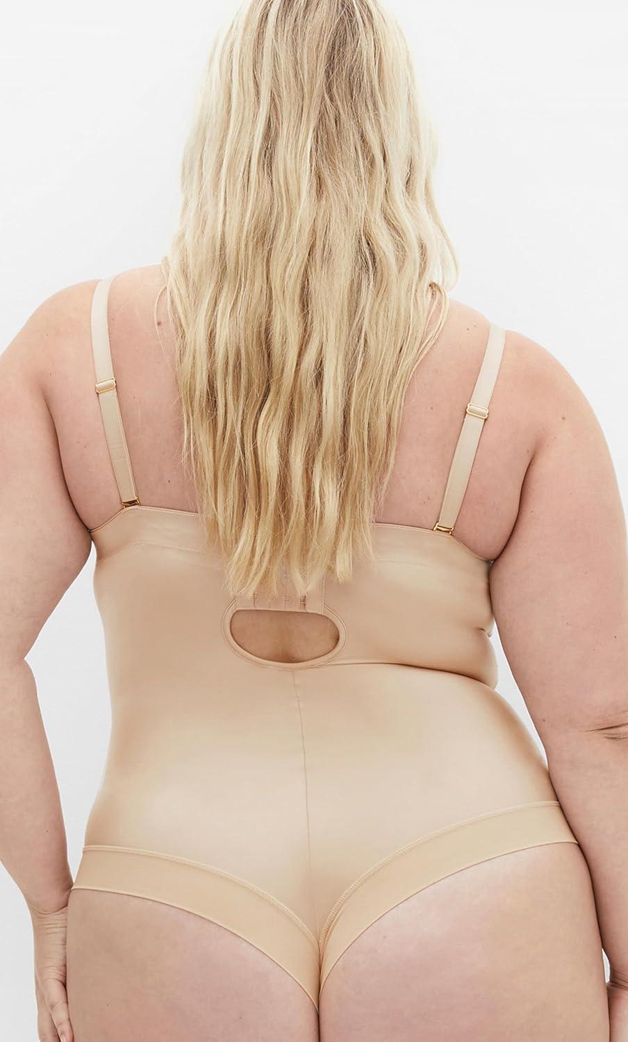image:imageCity Chic Womens Plus Size Bodysuit Smooth amp Chic StraplessLatte